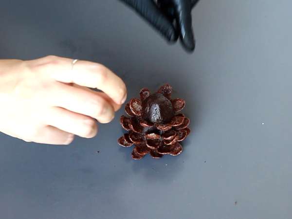 Változtasd a brownie-t csokoládé fenyőtobozzá! - Előkészítés lépés 6