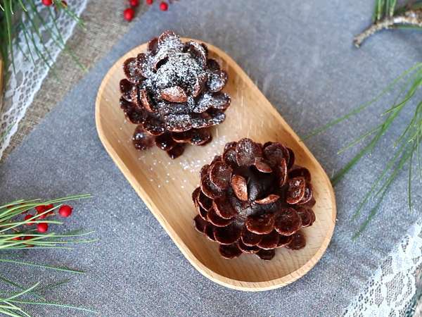 Változtasd a brownie-t csokoládé fenyőtobozzá! - Előkészítés lépés 7