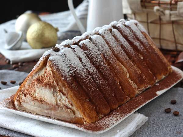 Tiramisu alakú rönk forma nélkül a kávé szerelmeseinek - Előkészítés lépés 10