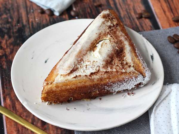 Tiramisu alakú rönk forma nélkül a kávé szerelmeseinek - Előkészítés lépés 11