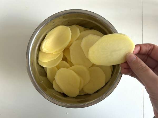 Gratin burgonya gombával - Előkészítés lépés 7