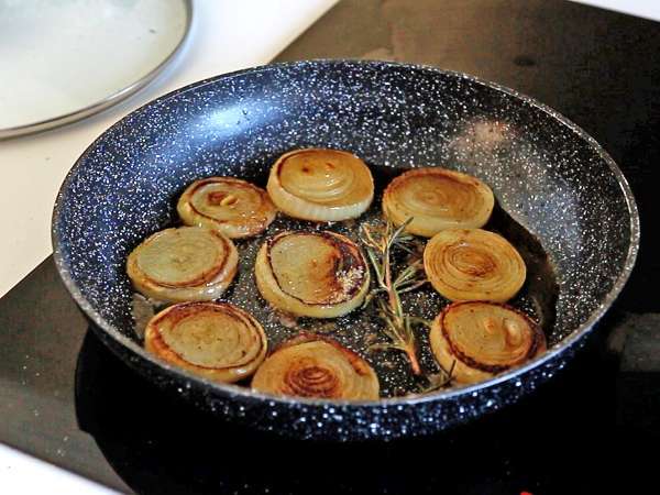 Hagymás lepénykék tatin - Előkészítés lépés 4