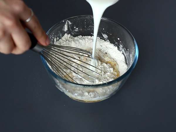 Palacsinta tagliatelle csokoládéval és mogyoróval! - Előkészítés lépés 1