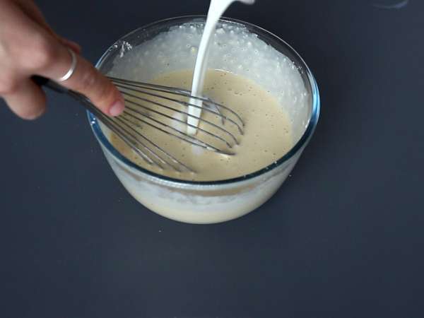 Palacsinta tagliatelle csokoládéval és mogyoróval! - Előkészítés lépés 2