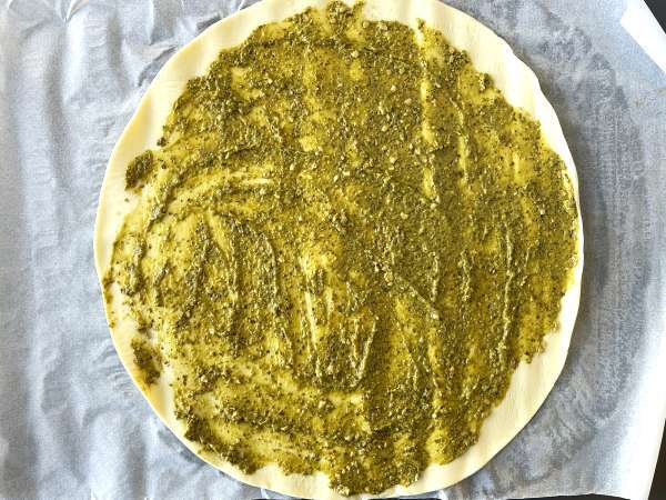Mozzarellás pestós leveles tészta légkeveréses sütőben, 15 perc alatt kész! - Előkészítés lépés 1