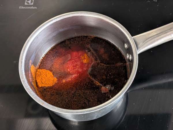 Házi édes-savanyú barbecue stílusú szósz: egyszerű recept, pillanatok alatt elkészül - Előkészítés lépés 3