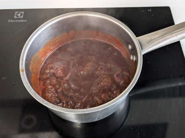 Házi édes-savanyú barbecue stílusú szósz: egyszerű recept, pillanatok alatt elkészül - Előkészítés lépés 4