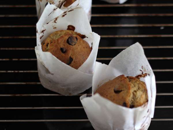 Extra ínyenc banános és csokis muffinok - Előkészítés lépés 12