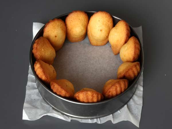 Vörös gyümölcsös charlotte madeleines-szel - Előkészítés lépés 1
