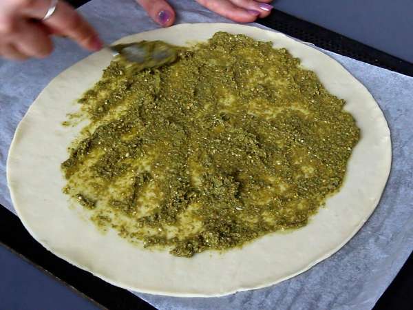 Pestós cukkinitorta: egy egyszerű recept, aminek olyan illata van, mint a nyárnak! - Előkészítés lépés 3