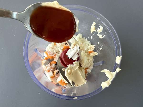 Surimi-krém: egy villámgyors aperitif-recept - Előkészítés lépés 3