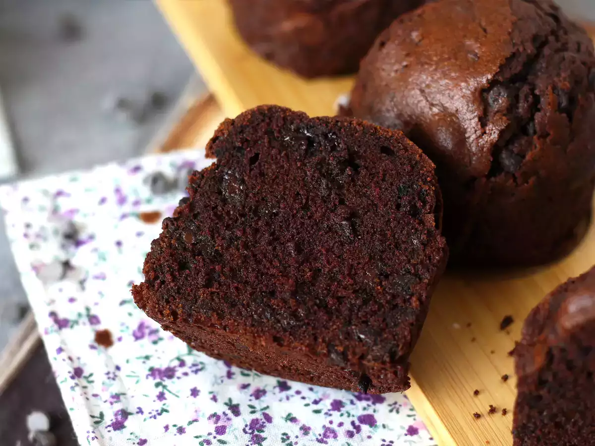 A legjobb csokoládés muffin: hatalmas és nedves - fotó 2