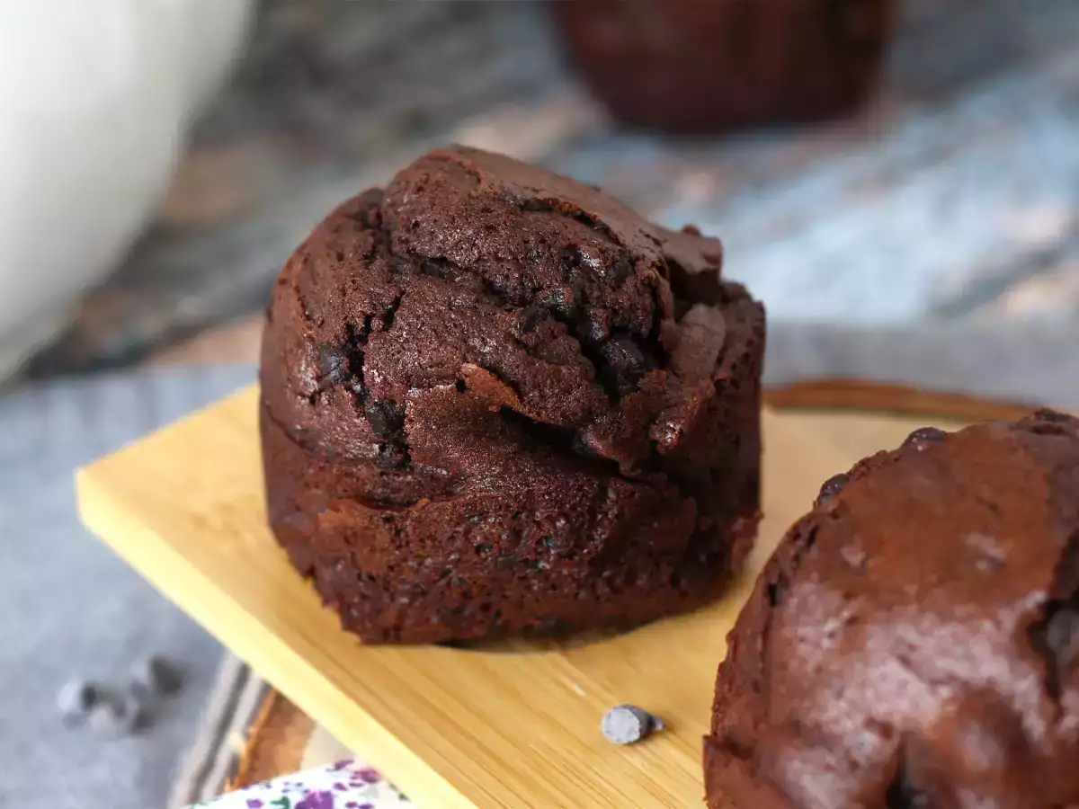 A legjobb csokoládés muffin: hatalmas és nedves - fotó 3