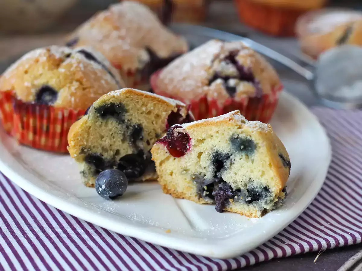 Áfonyás muffinok, a pireneusi pite mini változata! - fotó 6