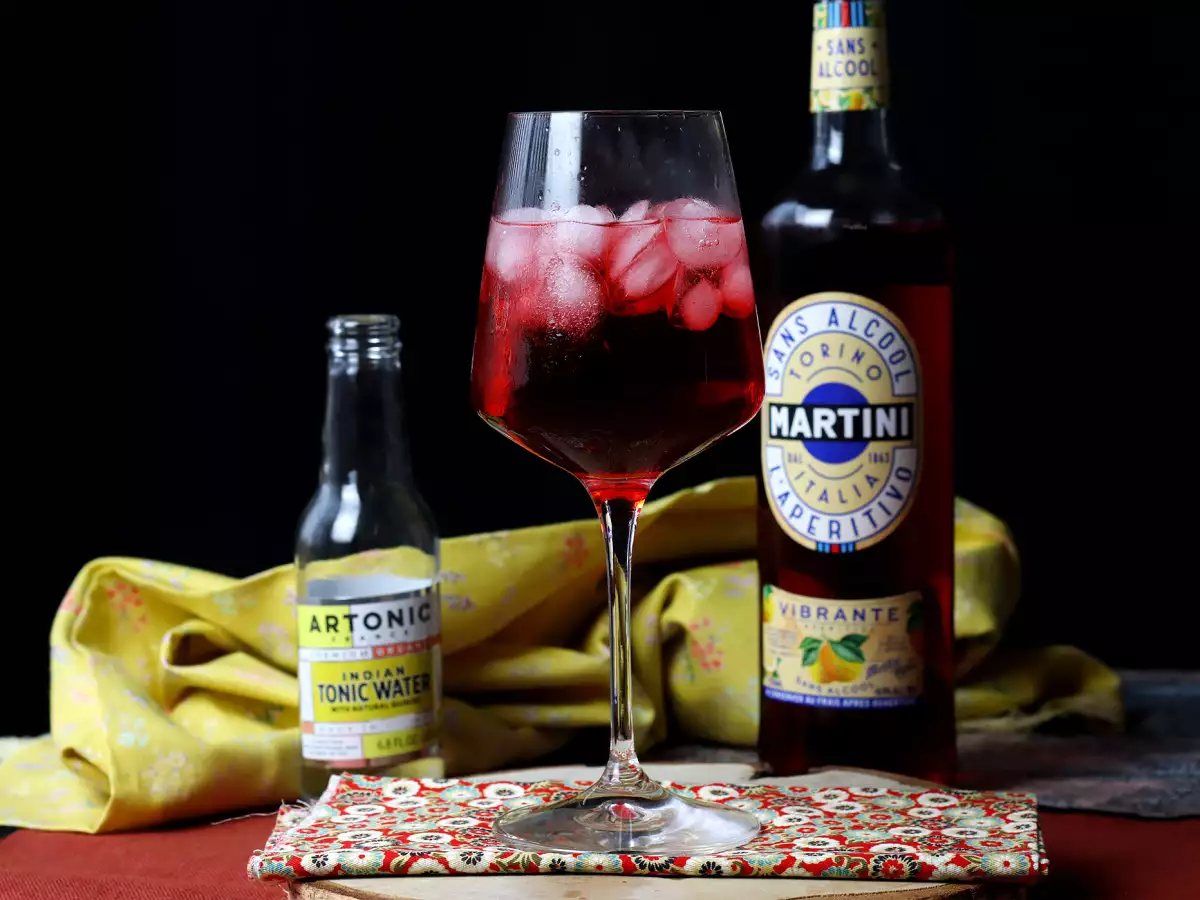 Alkoholmentes martini tonik, a friss, gyümölcsös koktél! - fotó 3