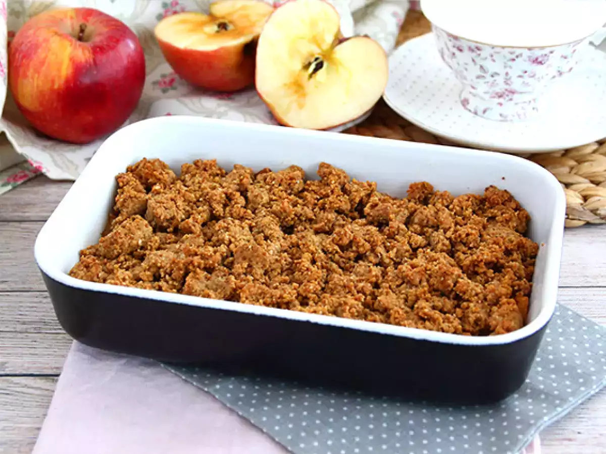 Alma crumble (vegán és gluténmentes) - fotó 3