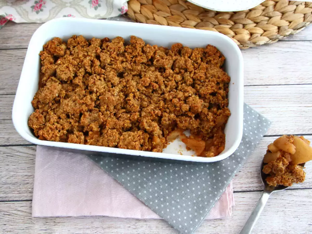 Alma crumble (vegán és gluténmentes) - fotó 4