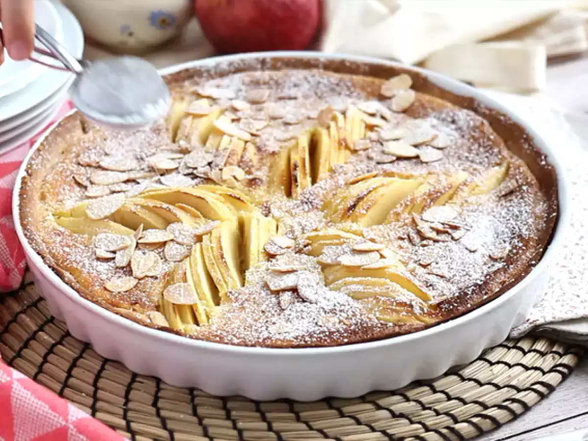 Alma és mandula torta (Tarte normande) - fotó 6