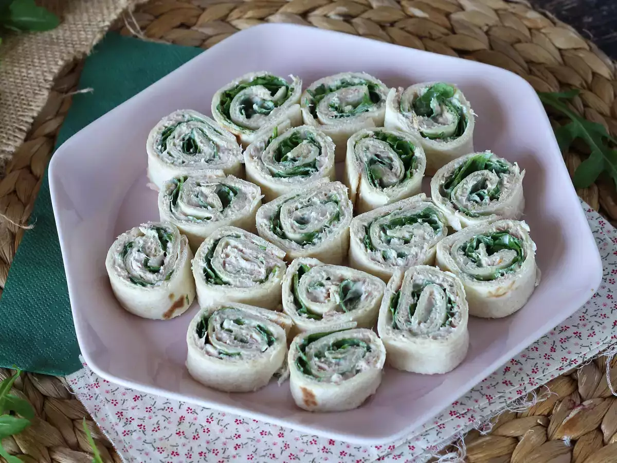 Aperitif-csomagolás tortillával, tonhallal és fromage frais-val - fotó 2