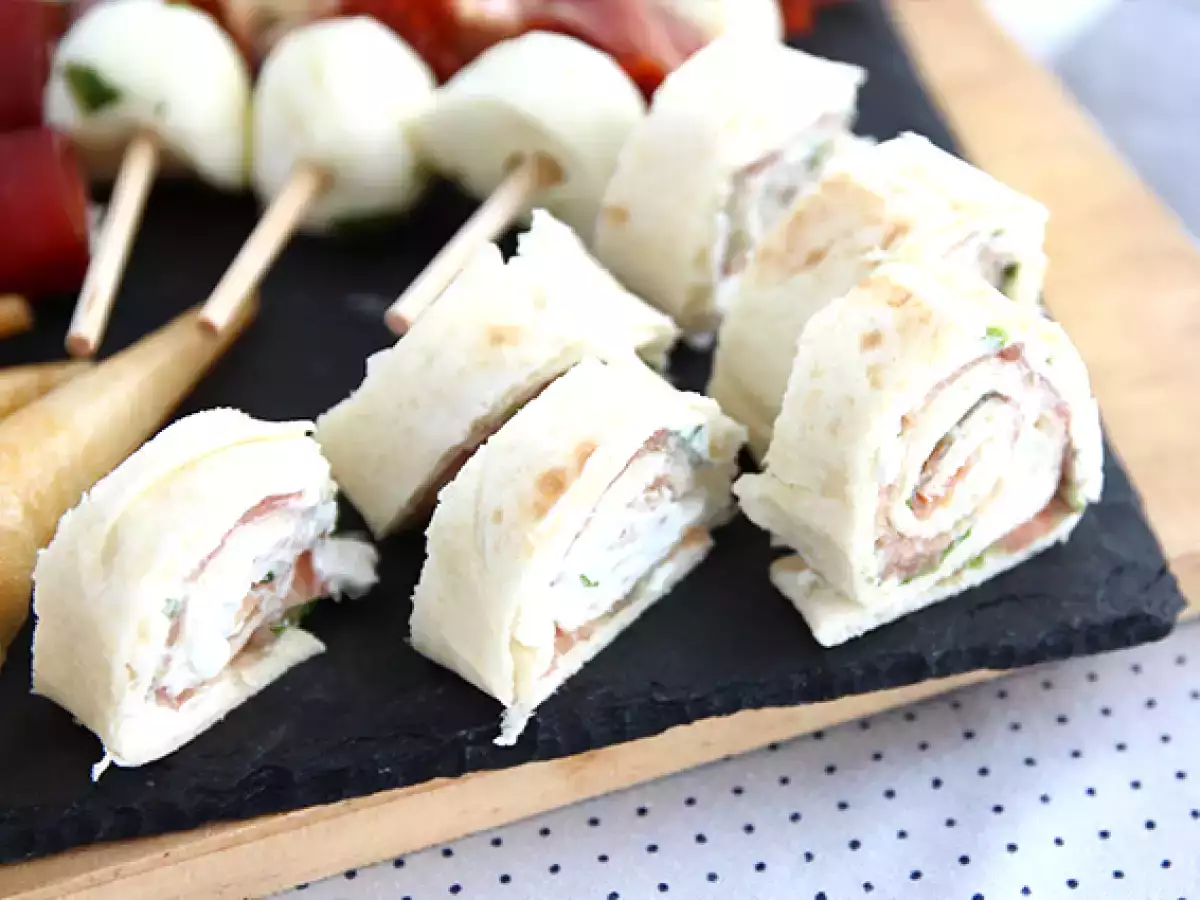 Aperitif csomagolások pácolt sonkával és rakétával - fotó 2