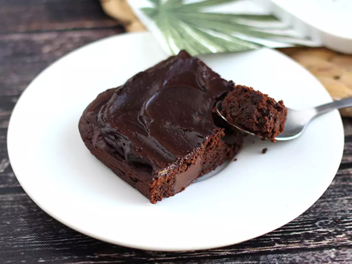 Avokádó és csokoládé Brownie vaj nélkül - laktózmentes - fotó 3