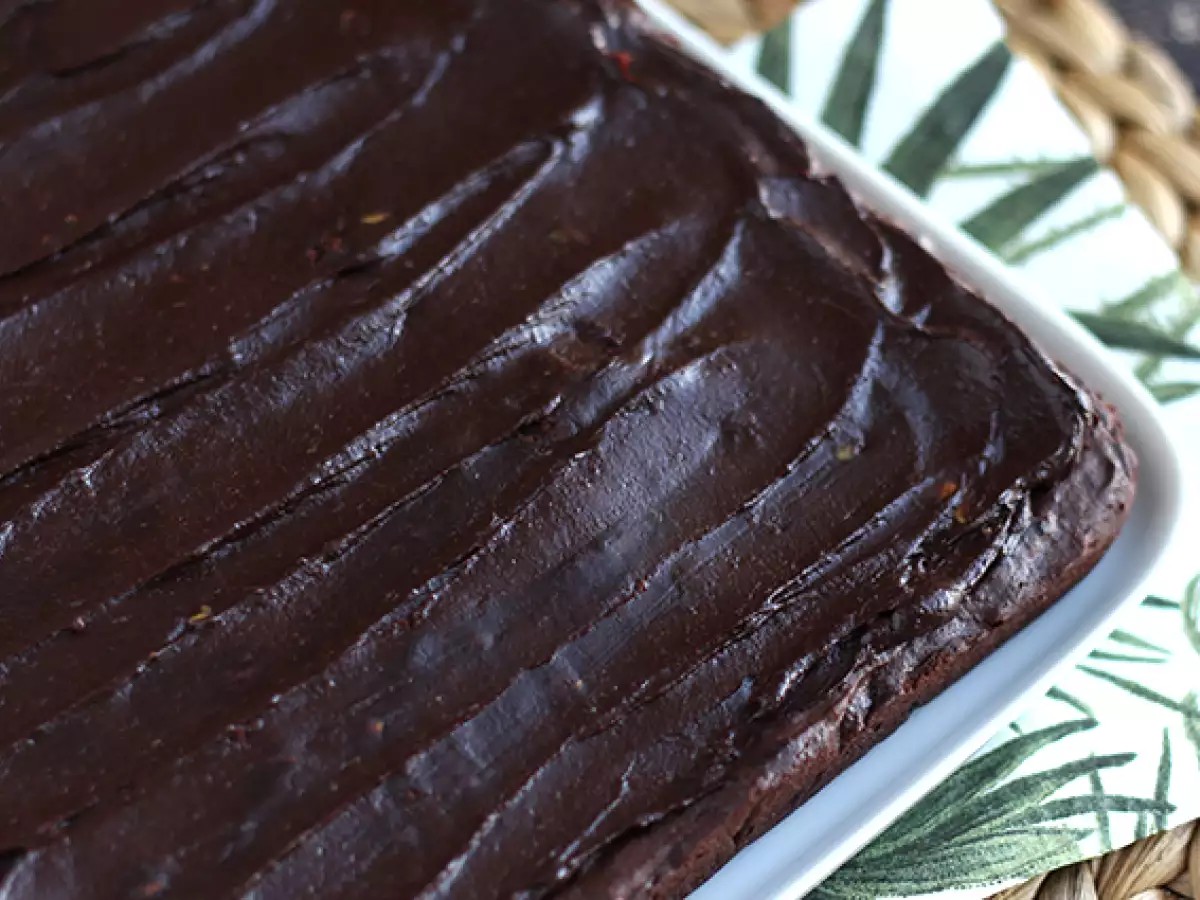 Avokádó és csokoládé Brownie vaj nélkül - laktózmentes - fotó 5