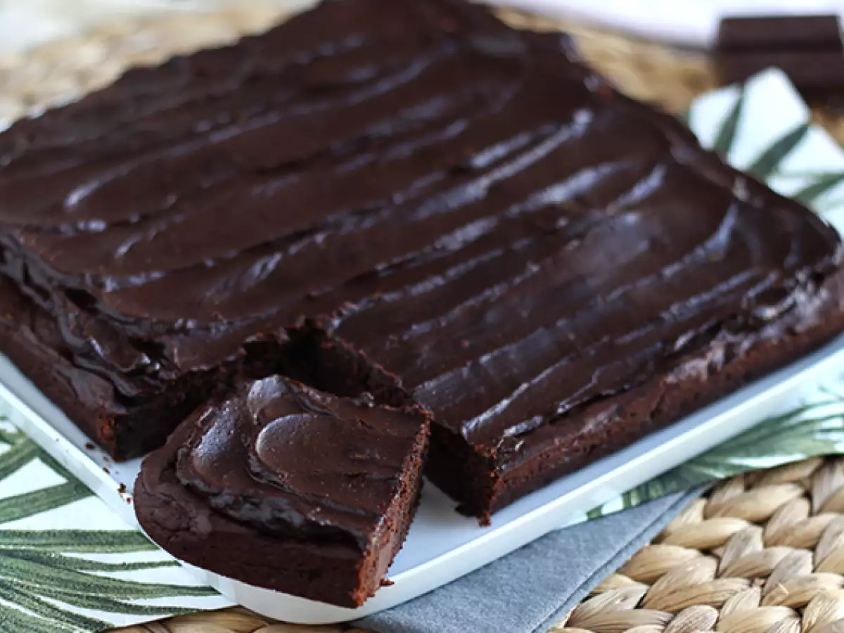 Avokádó és csokoládé Brownie vaj nélkül - laktózmentes - fotó 6