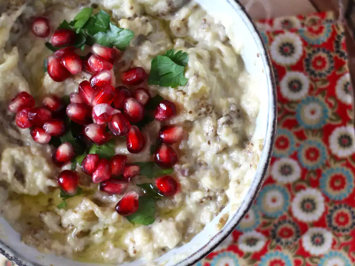 Baba ganoush, a finom libanoni padlizsánkrém - fotó 2
