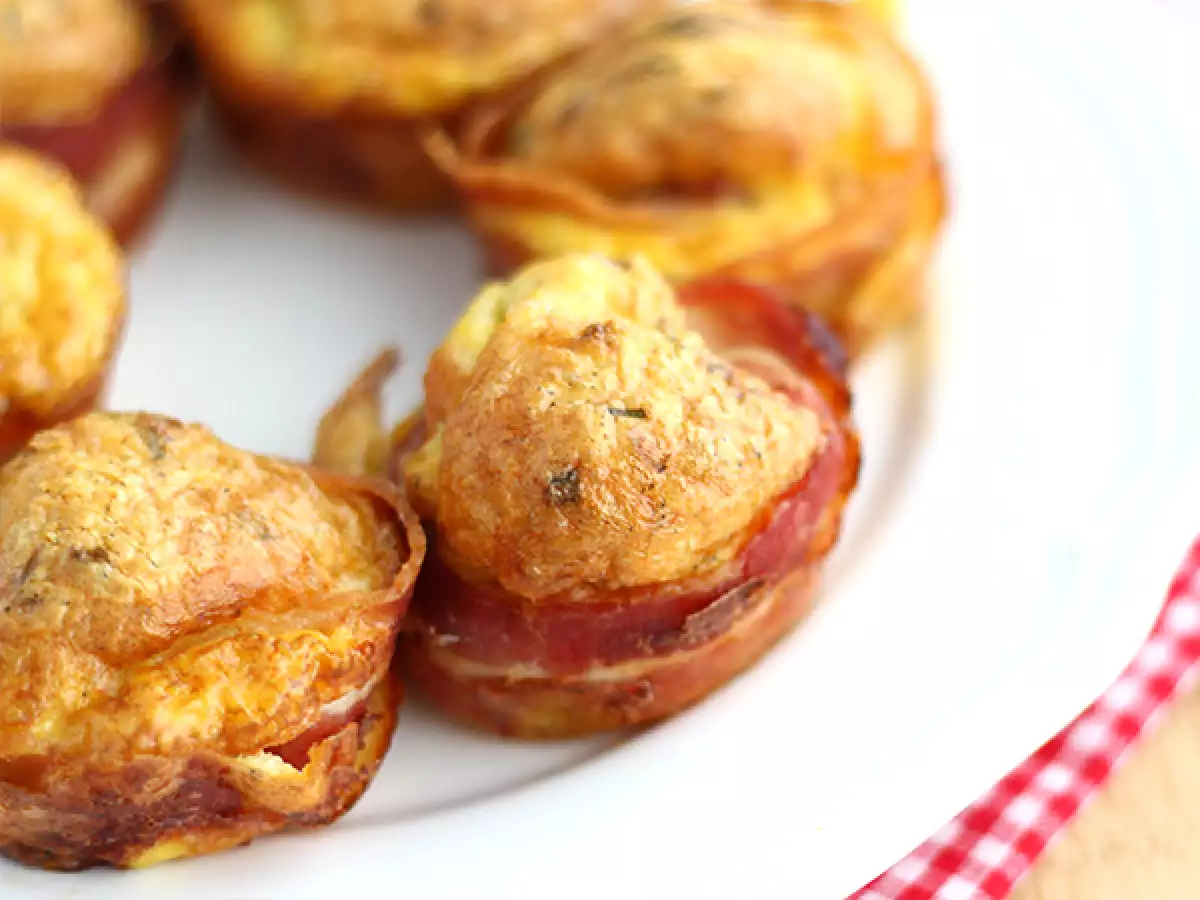 Bacon muffinok - fotó 2