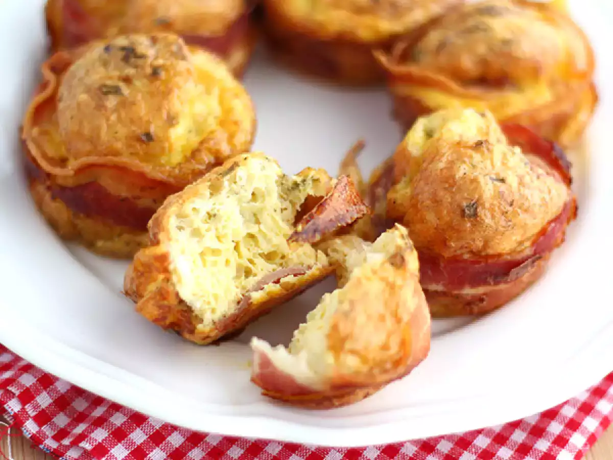 Bacon muffinok - fotó 3