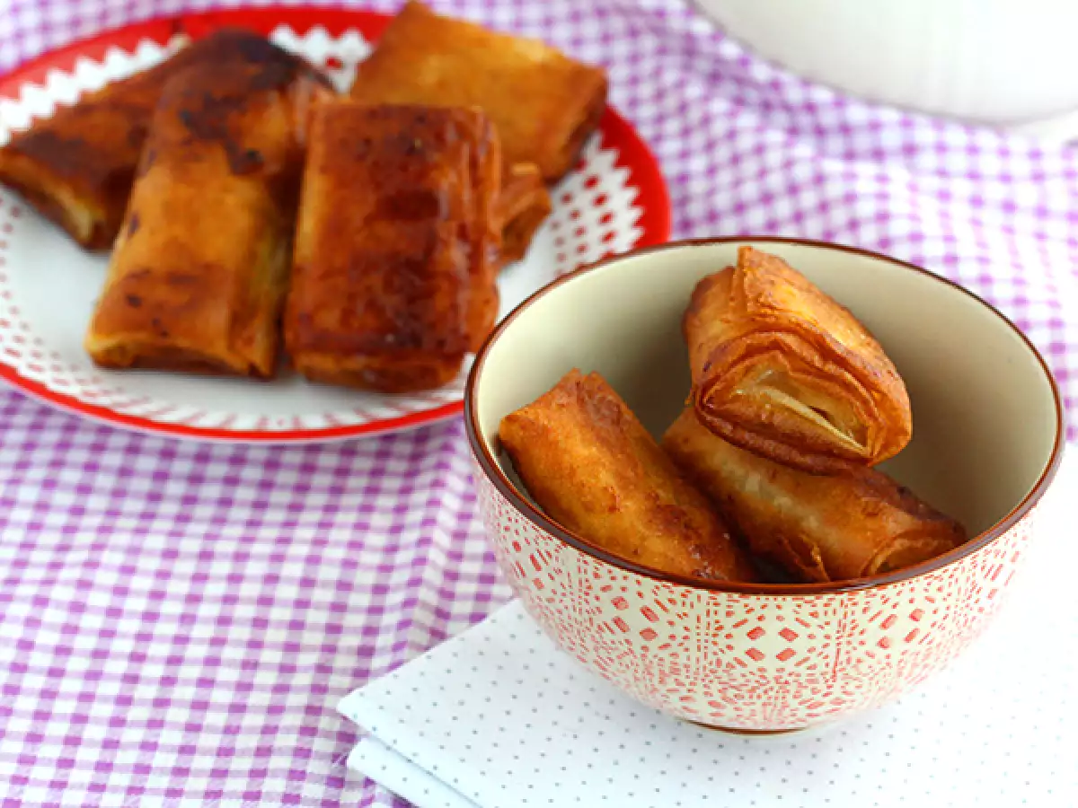 Banán chips filo tésztával
