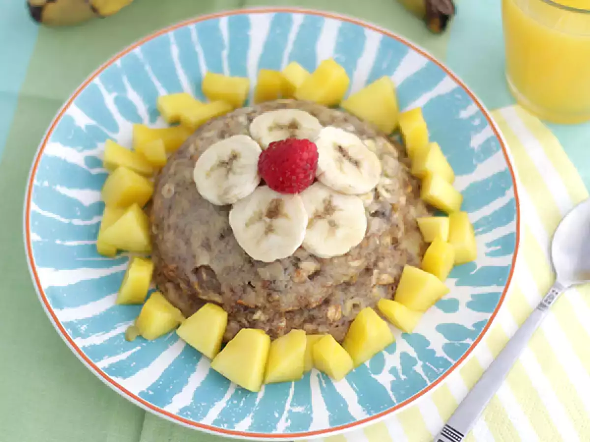 Banán tál torta - fotó 2