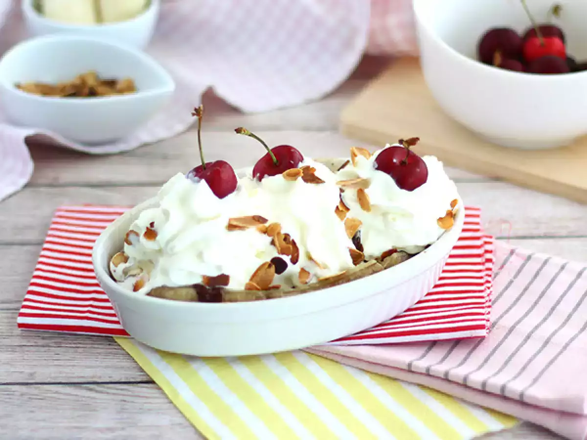 Banana Split, a híres fagyasztott desszert