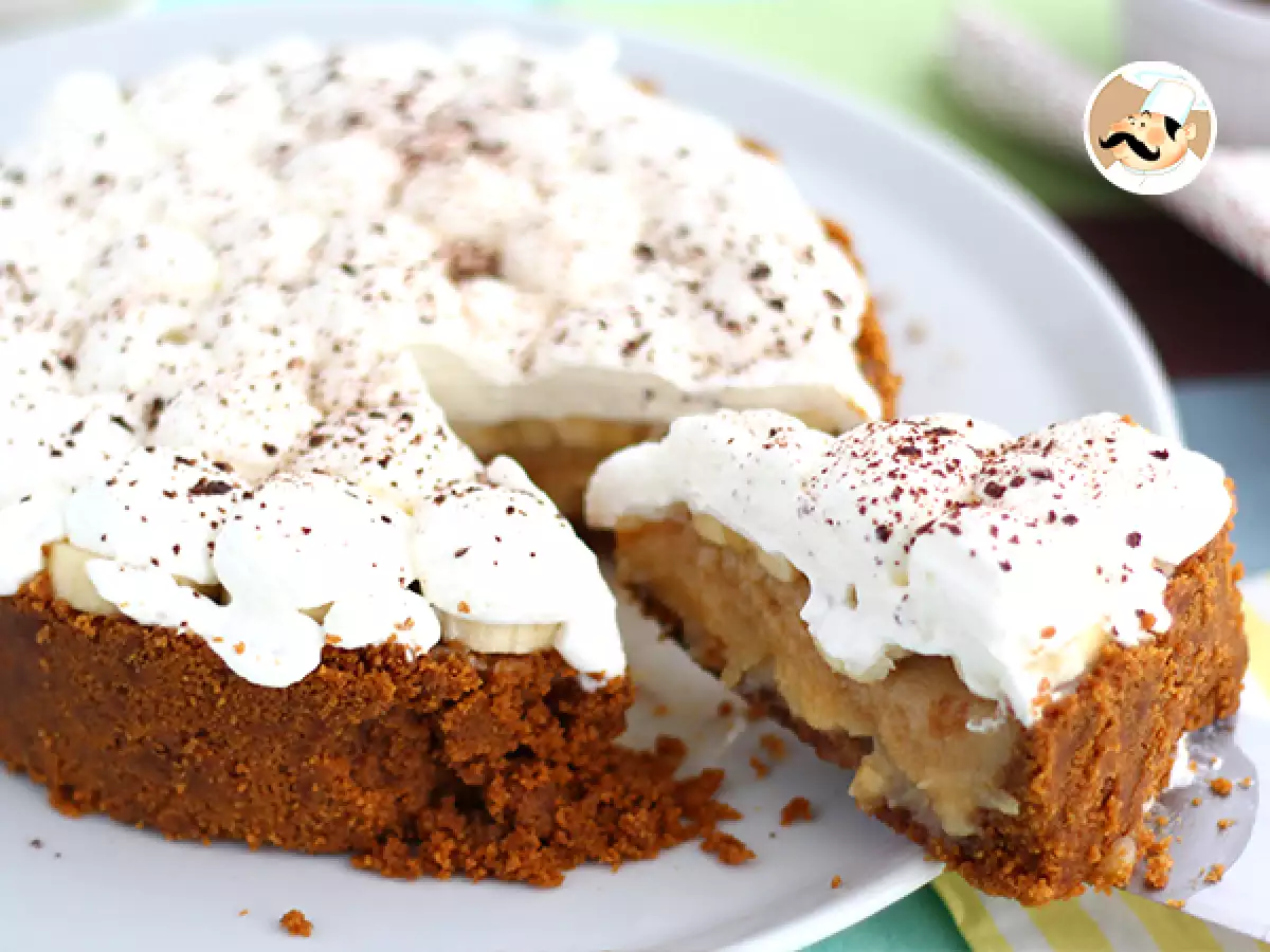 Banános, banános, karamellás banántorta - fotó 2