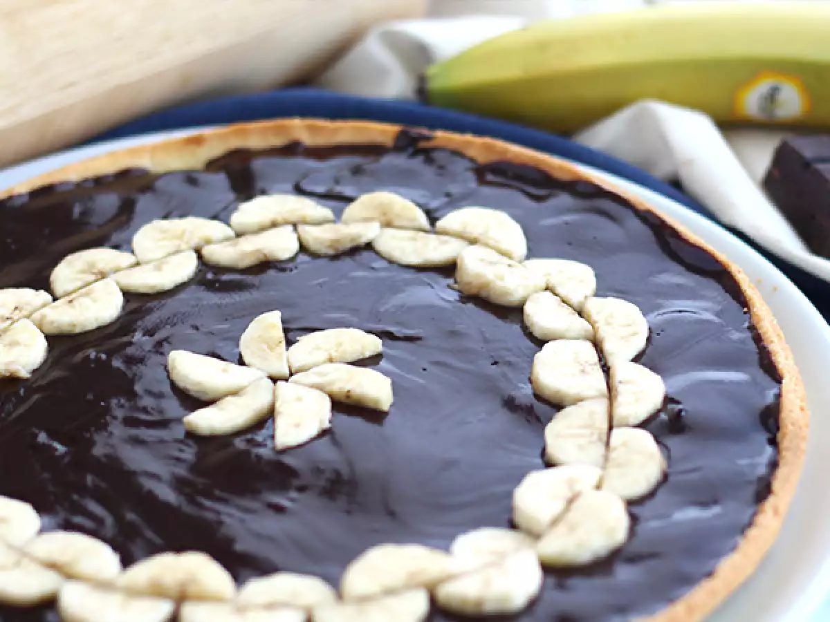 Banános csokoládétorta (lépésről lépésre) - fotó 2