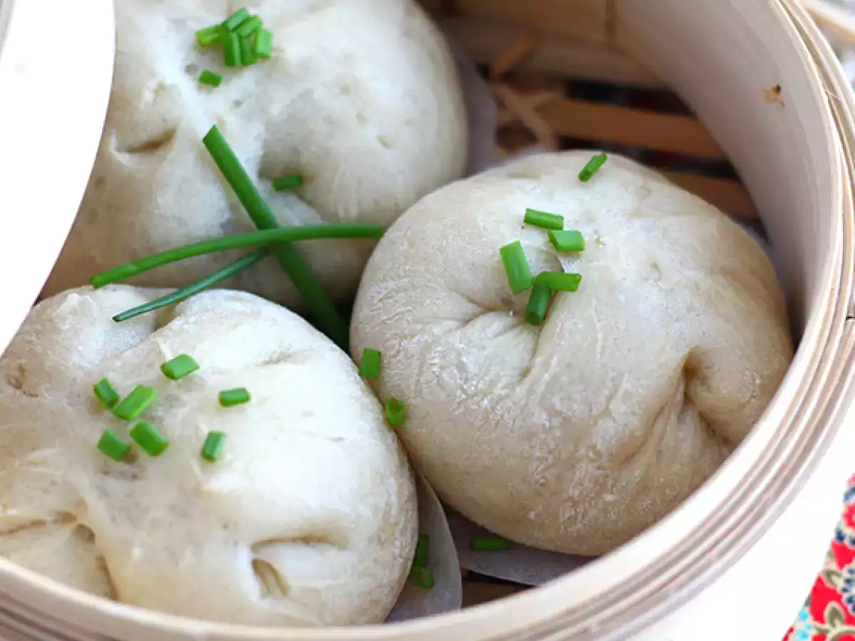 Banh Bao, kis párolt zsemle - fotó 4