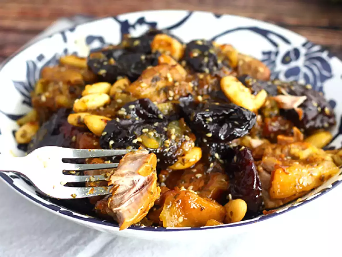 Bárány tajine aszalt szilvával (lépések és videó) - fotó 4