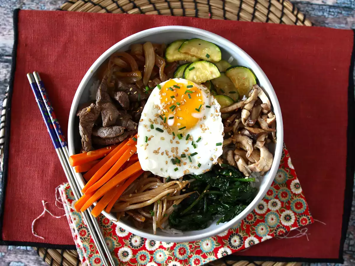 Bibimbap, a hagyományos koreai étel - fotó 4