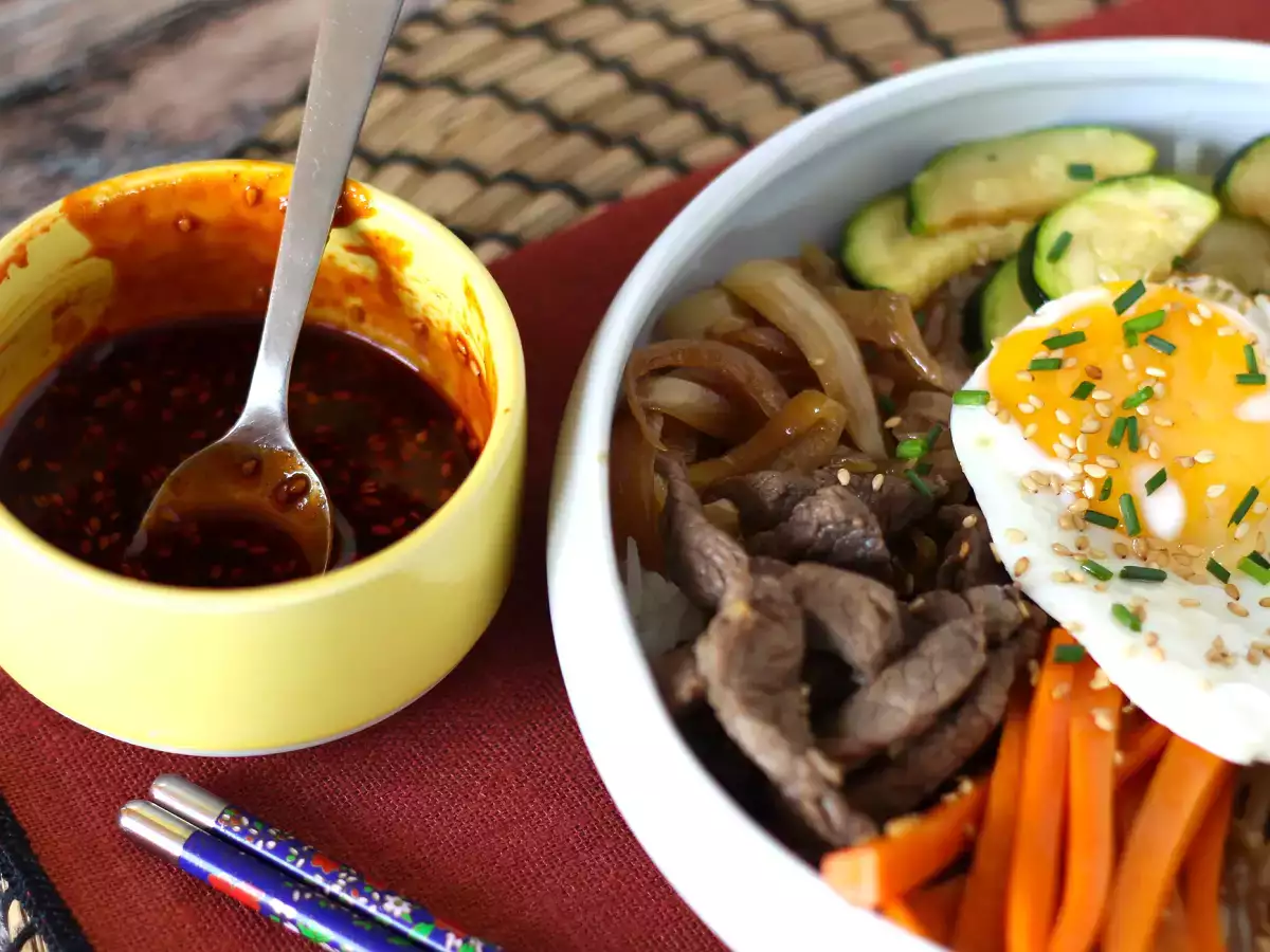Bibimbap, a hagyományos koreai étel - fotó 5