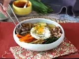 Bibimbap, a hagyományos koreai étel, fotó 1