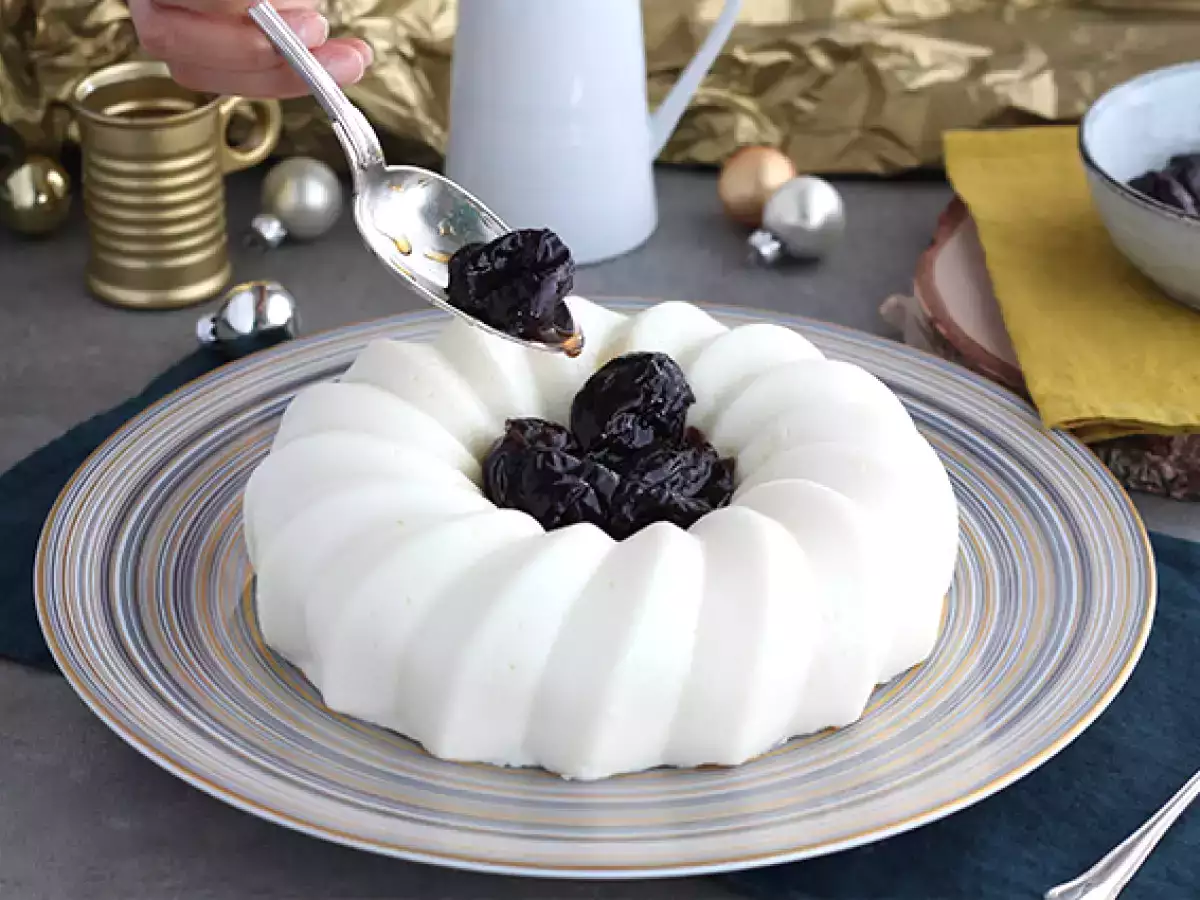 Blanc manger kókusz és aszalt szilva coulis - fotó 7