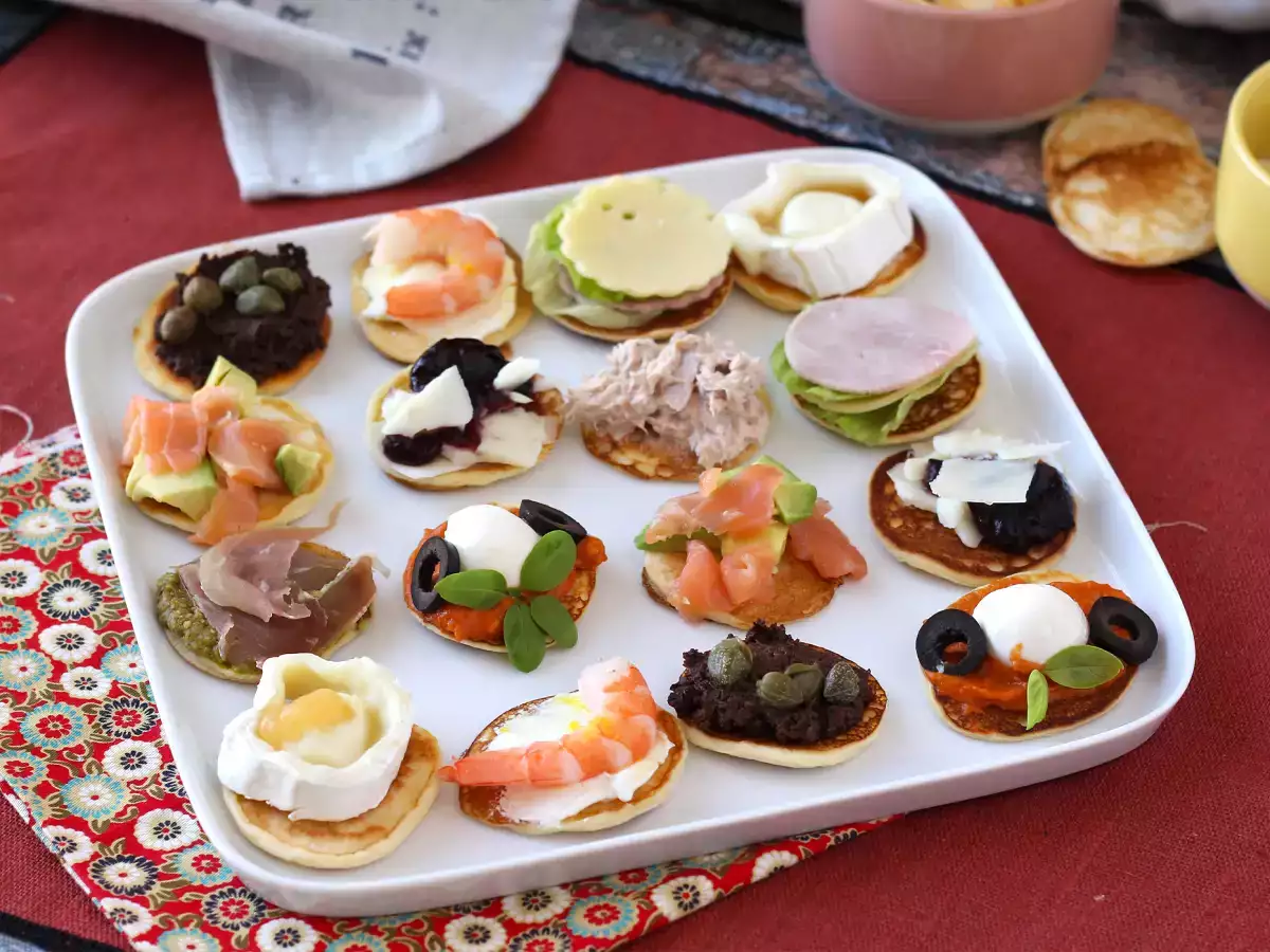 Blini tál töltelékkel, a tökéletes változatos aperitif az ünnepi szezonban - fotó 3