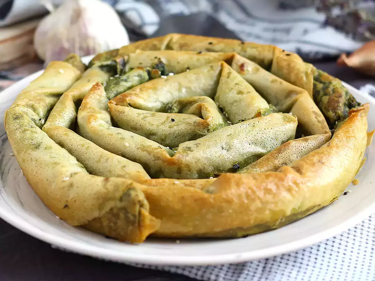 Borek, török spenótos-sajtos pite - fotó 3