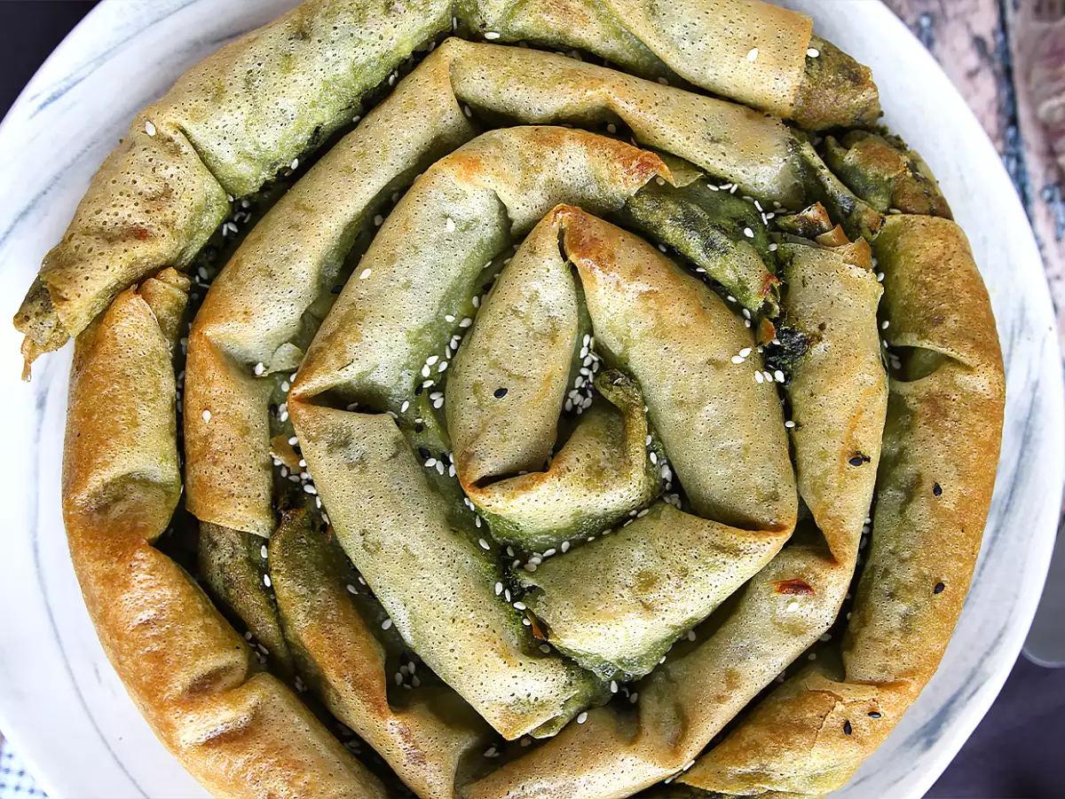 Borek, török spenótos-sajtos pite - fotó 4