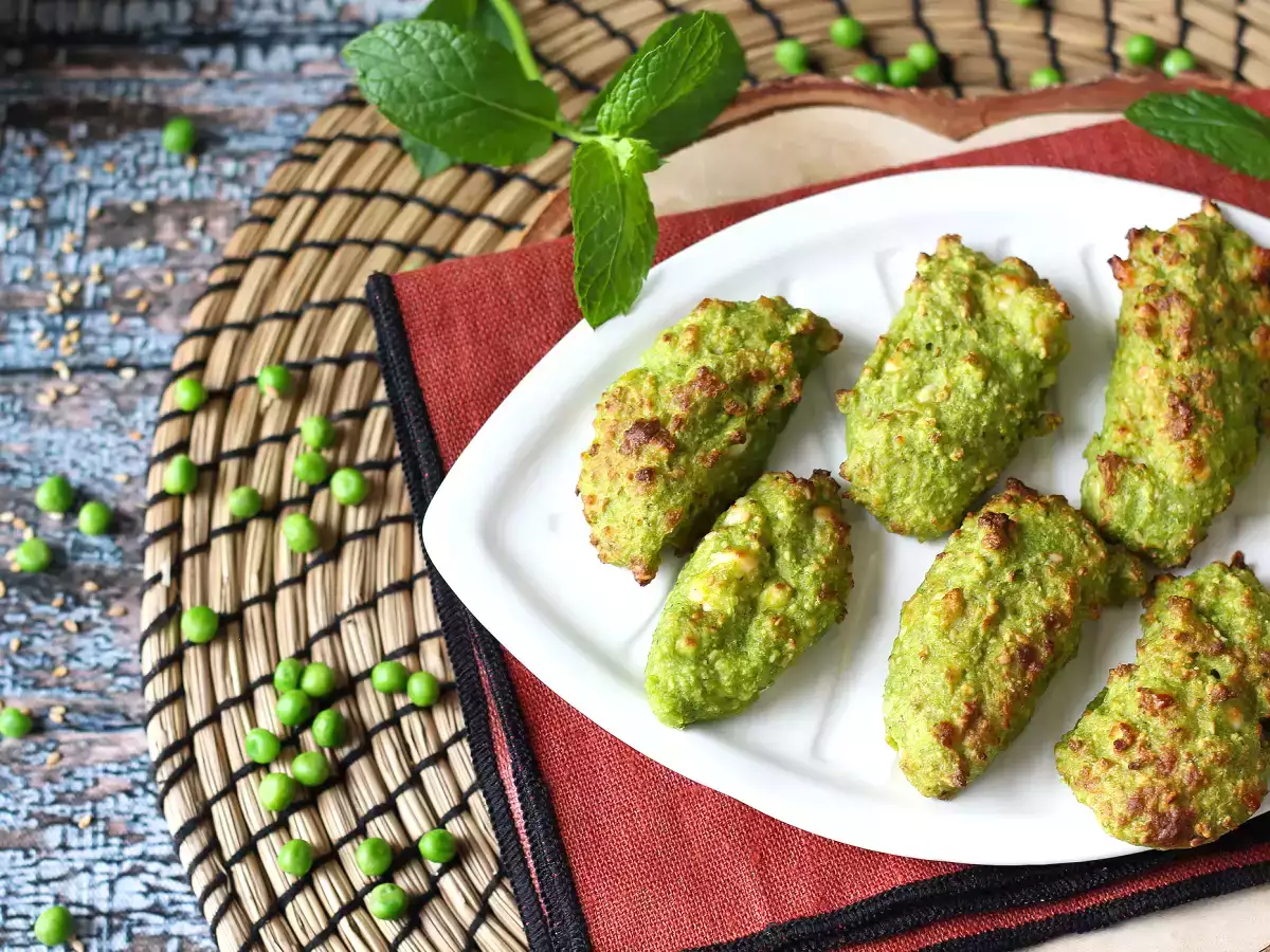 Borsó és feta húsgombócok légsütőben: finom és nagyon gyorsan elkészíthető! - fotó 5