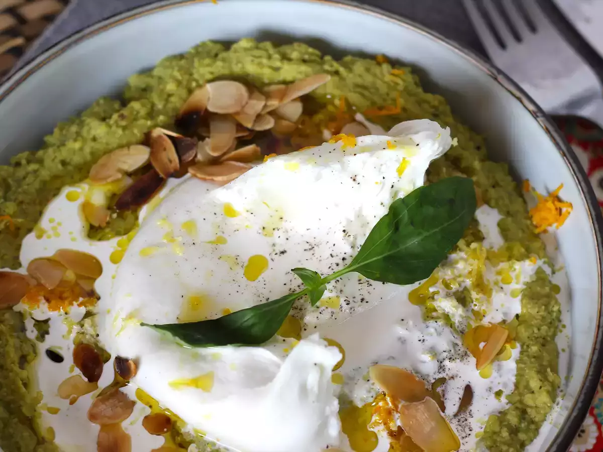 Borsó kenhető: tökéletes krémes burrata sajttal - fotó 3
