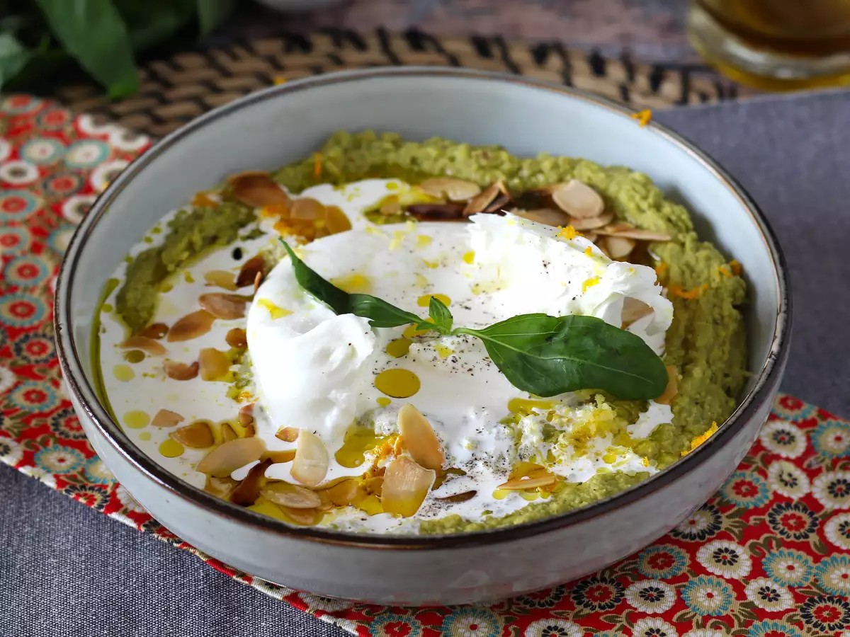 Borsó kenhető: tökéletes krémes burrata sajttal - fotó 4