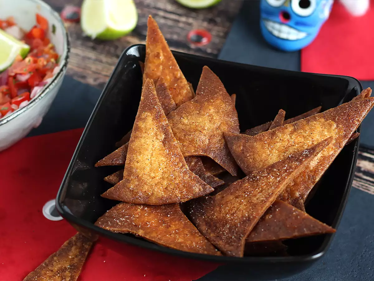 Boszorkánysapkák - tortilla chipsek