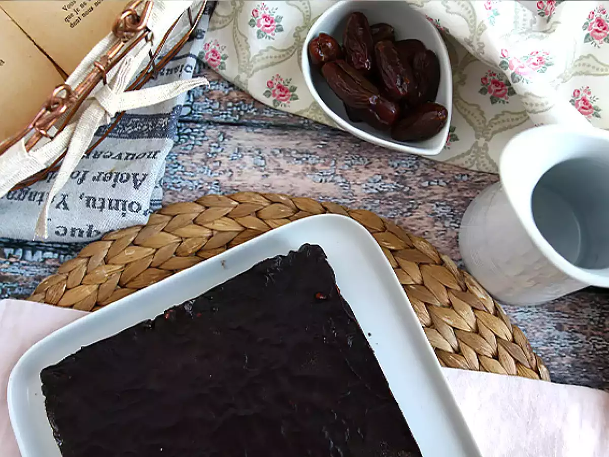 Brawnie - Nyers datolyás brownie - fotó 3