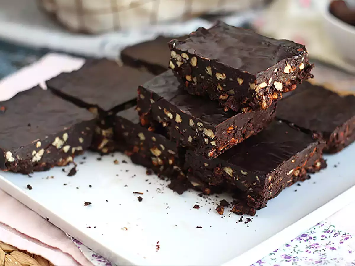 Brawnie - Nyers datolyás brownie - fotó 4